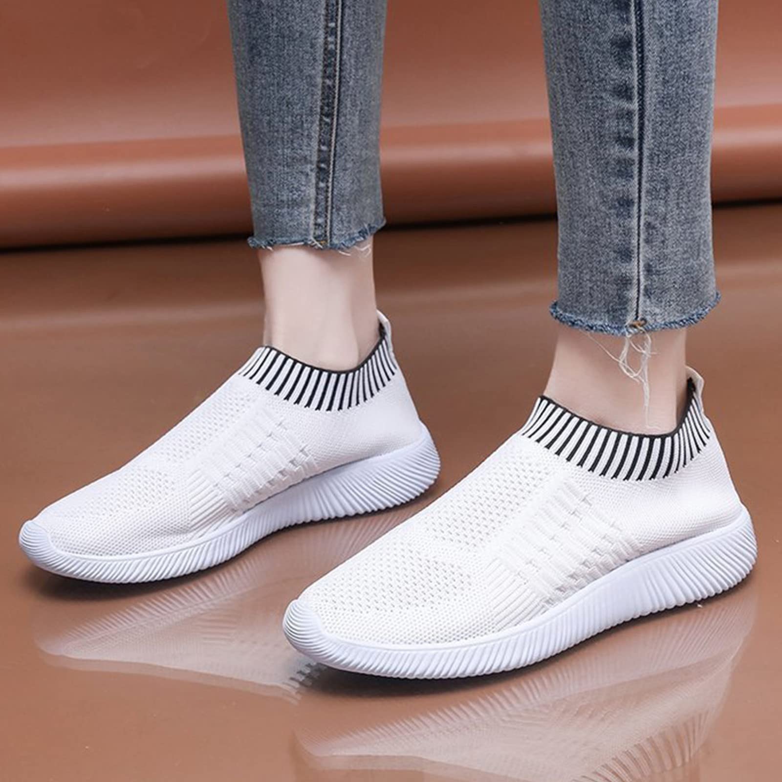 Sneakers Ortopediche Estive Slip On - Scarpe Leggere Rete Donna Senza