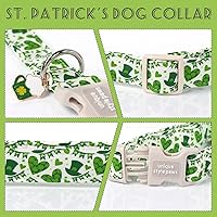 Vista 43 de Unique Style Paws - Collar rosa con hebilla de metal, duradero y lindo para perros pequeños a grandes