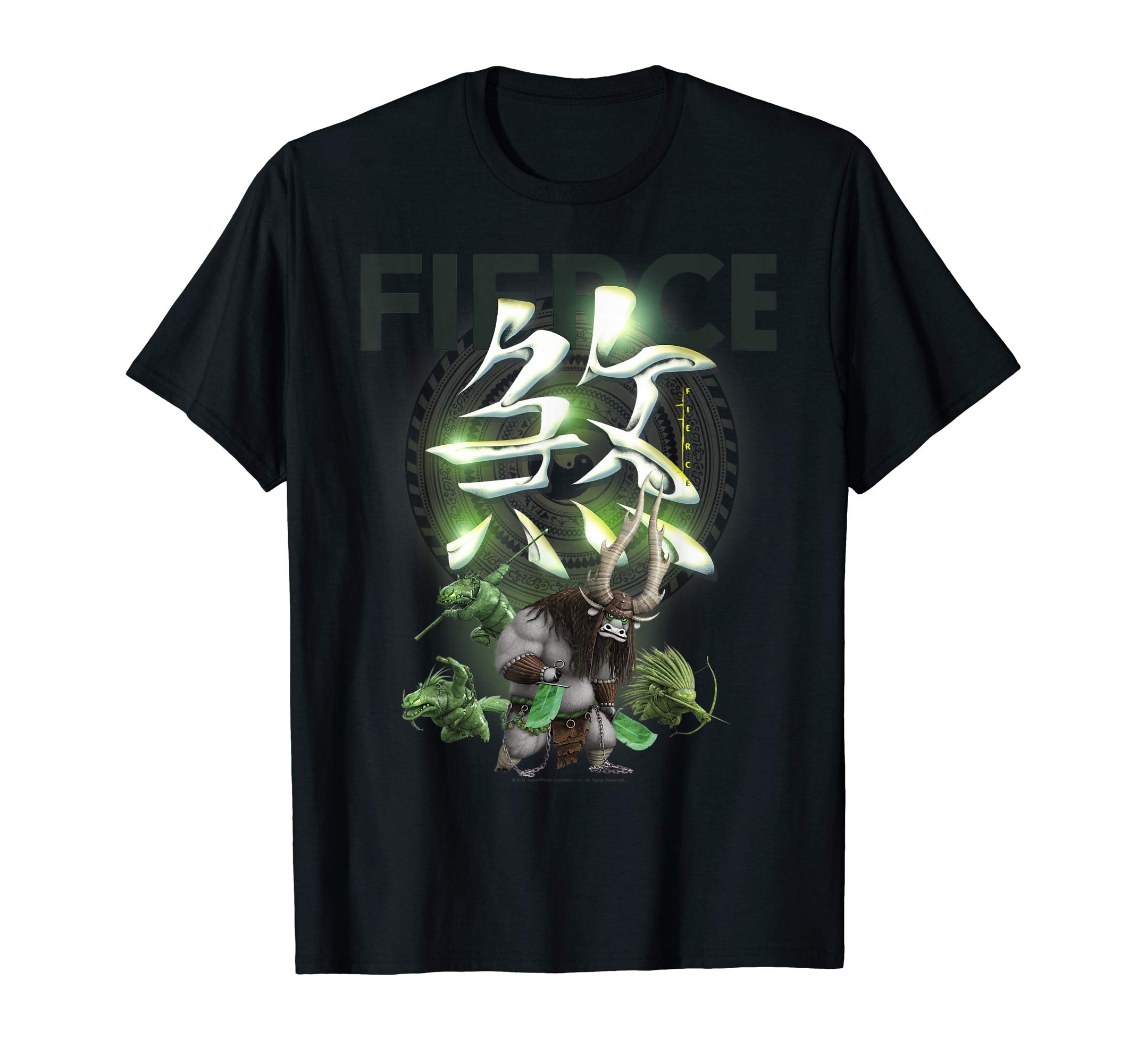 Kung Fu Panda3 Kai Fierce Action Portrait Logo T-ShirtOEKO-TEX STANDARD 100