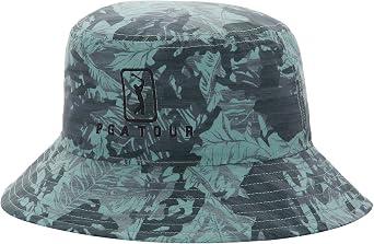 PGA Tour Mens Reversible Camo Golf Bucket Hat