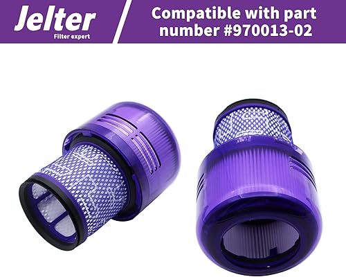 Miniatura 4 de Jelter Paquete de 2 filtros V11 compatibles con Dyson V11 poste, filtros hepa, piezas de repuesto V11, controlador de torque V11, filtros de