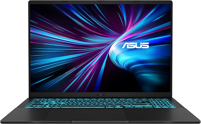 ASUS Vivobook 16 V3607VM#B0DXQDHTDN, Notebook con Monitor da 16" Anti-glare, 144Hz, Processore Intel® Core™ 7 240H, RAM 16GB, 1TB SSD, NVIDIA® GeForce RTX™ 5060 8GB GDDR7, Win 11Home, Nero