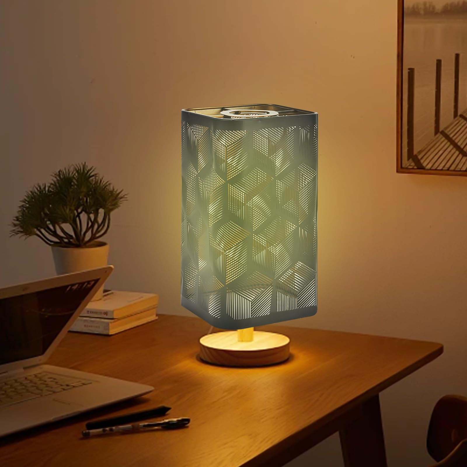Goso Paralume A Tamburo Quadrato In Finta Seta – 30,5x35,6x25,4 Cm – Pieghevole, Adattabile A Lampade Da Terra E Tavolo - 4