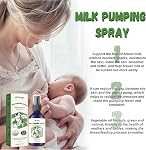 1/2/3/5Pcs Milk Pumping Spray, Helps Sore Nipples & Clogged Ducts, Organic Lubricant for Breast Shields, Vegan Breast Pump Spray, Natural & Lanolin-Free, 118ML/4FL.OZ (1 Bottle)
