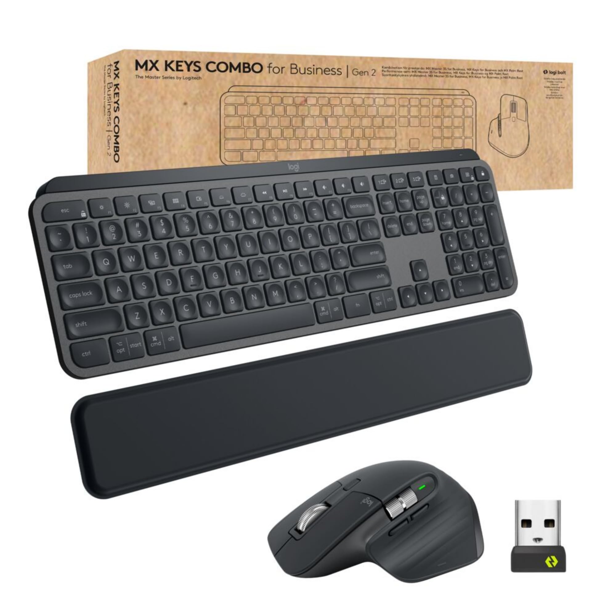 Logitech MX Keys Combo for Business | Gen 2 (920-010928)