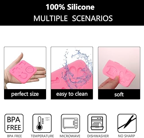 Miniatura 3 de Moldes de silicona de chocolate con trébol del día de San Patricio moldes para hornear fondant de sombrero irlandés para decoración de pasteles