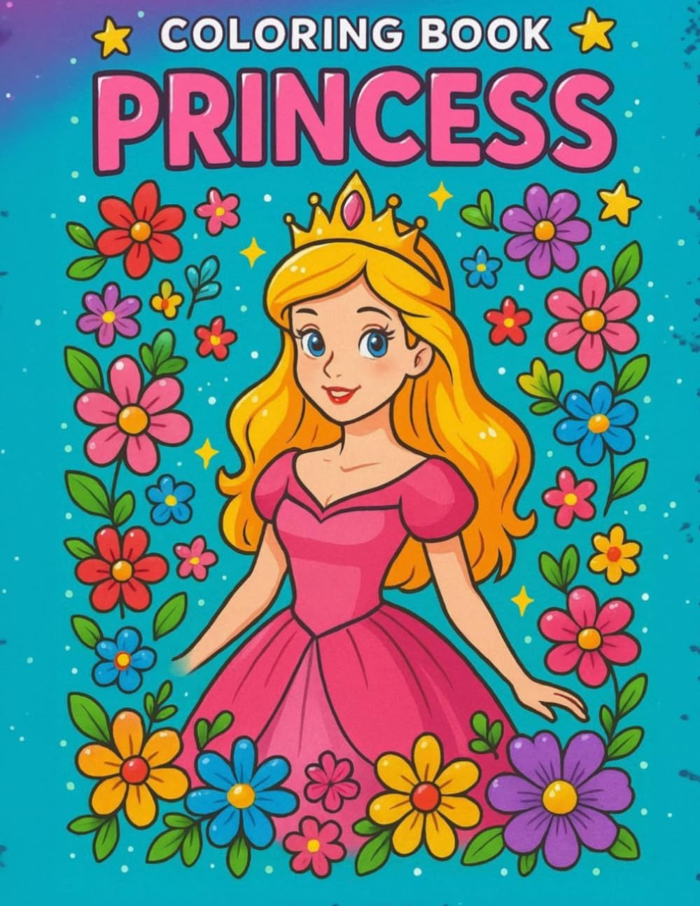 Princess Coloring Book: Enchanted Castles, Crowns, and Fairy Tales