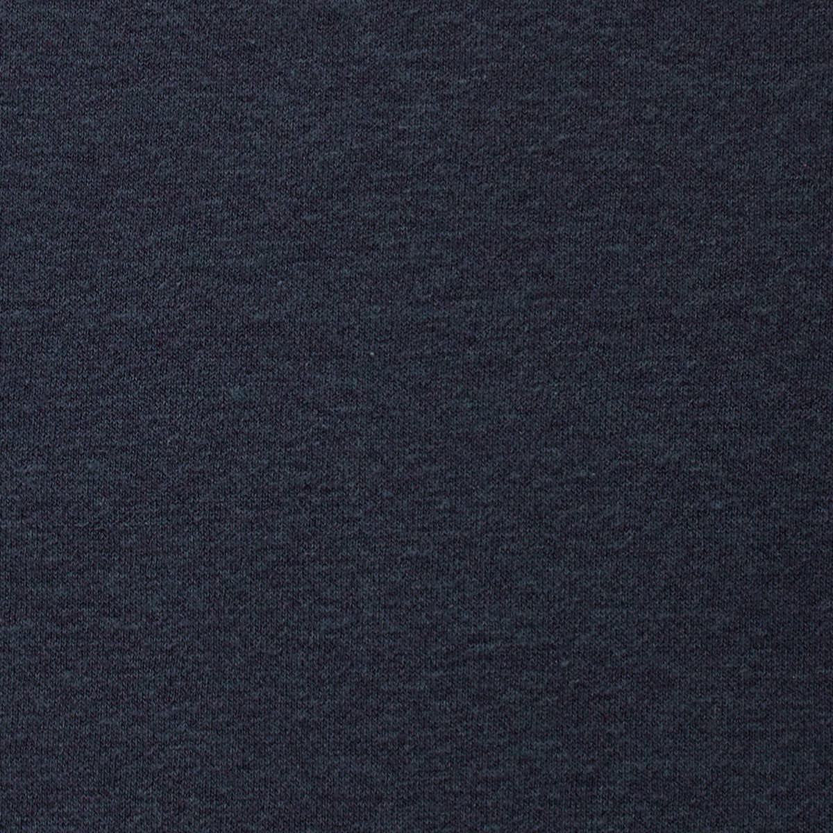 G.H. Bass & Co. Mens Mid-weight Sueded Fleece Crew Sweatshirt (Navy Blazer Heather, Medium) - Image 4