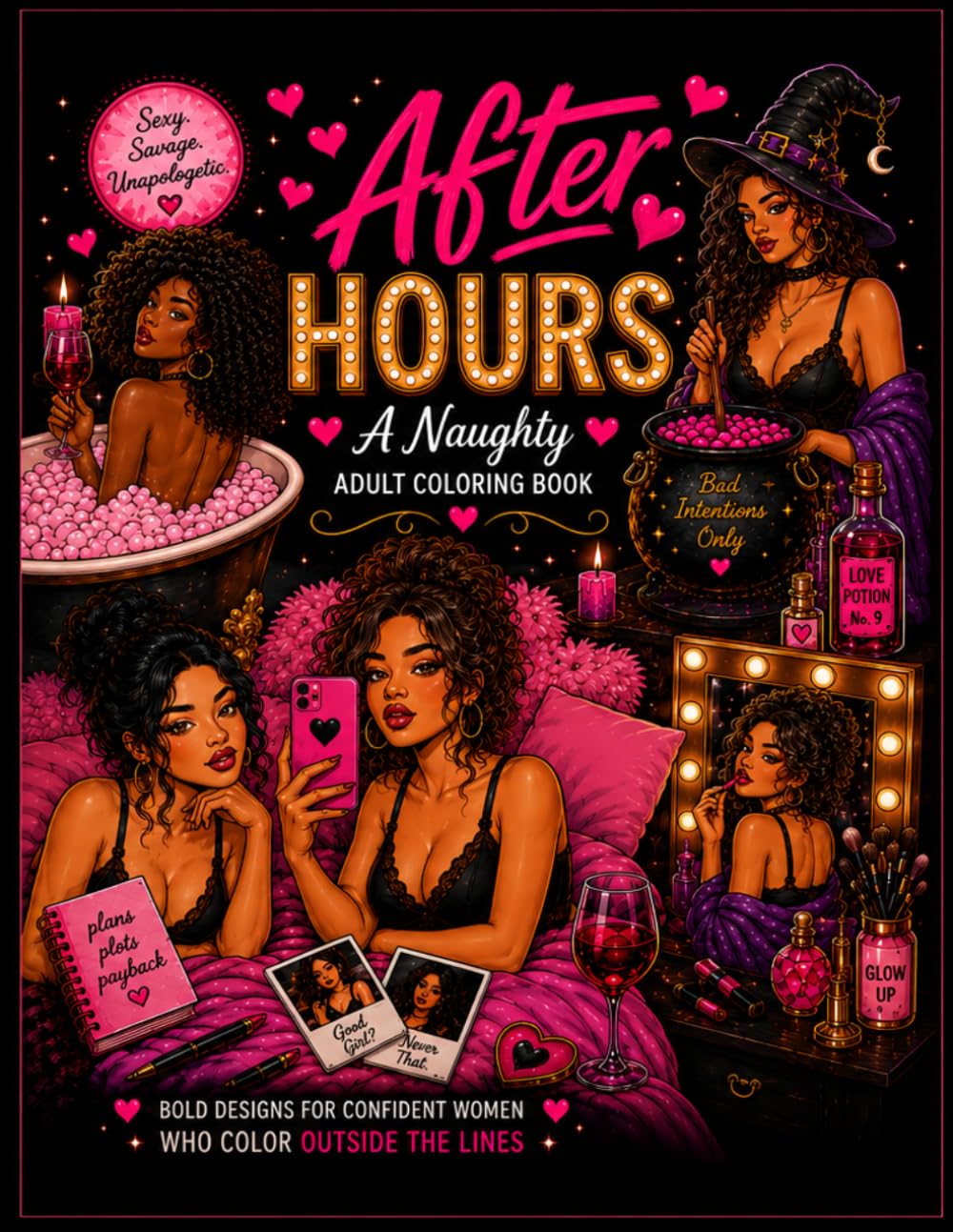 After Hours: A Naughty Adult Coloring Book