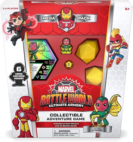 Miniatura 1 de Funko Marvel Battleworld: Series 3 Ultimate Armory Mega Pack - Vision (los estilos pueden variar)