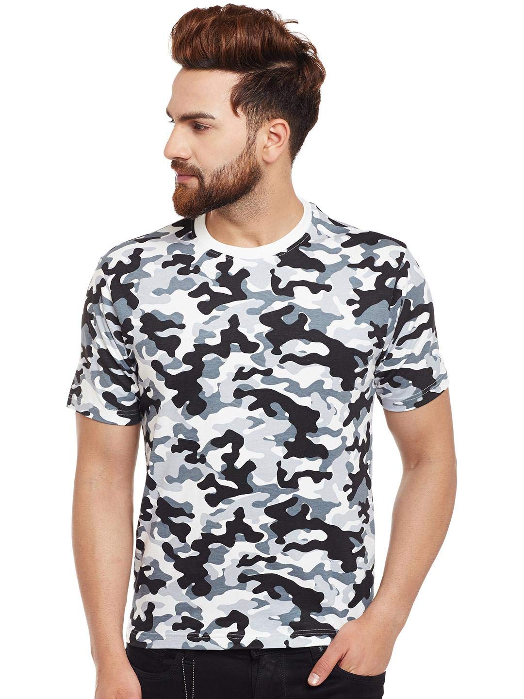 VISAVIRound Neck T-Shirt For Men
