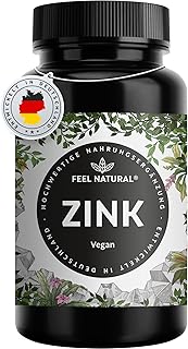 Zink Tabletten - 365 Stück im Jahresvorrat - Hochdosiert mit 25mg je Tagesdosis - Hochwertig: Zink-Bisgylcinat - Laborgeprüft, ohne Zusätze wie Magnesiumstearat - Vegan
