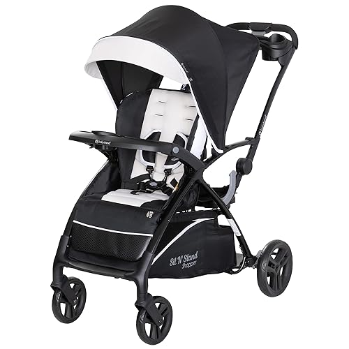 Vista 11 de Baby Trend Sit N' Stand - Cochecito doble, ónix Onyx