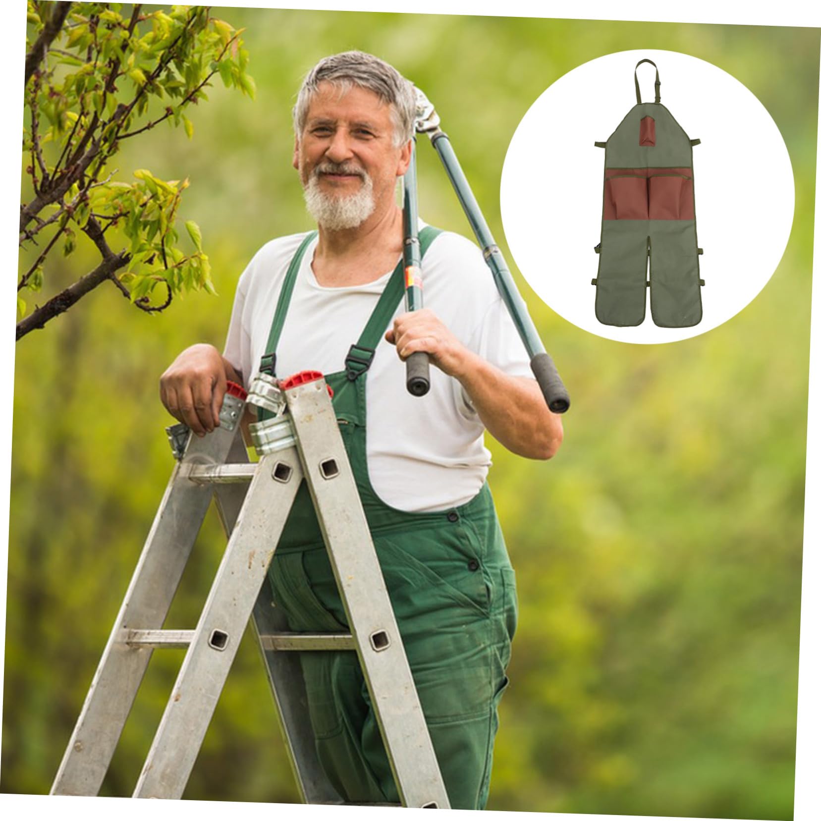 TOYANDONA Grembiule da Giardinaggio Oxford con Protezione per e Donne per Potatura e Accessorio Versatile per All