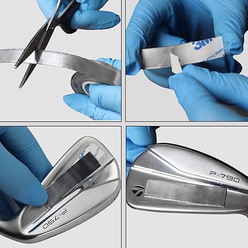 Miniatura 6 de Cinta de plomo Golfupp de 2 gramos por pulgada  Cinta adhesiva de plomo de 1,27 cm x 1,52 m  Añade peso al balance para golf, tenis, raqueta de