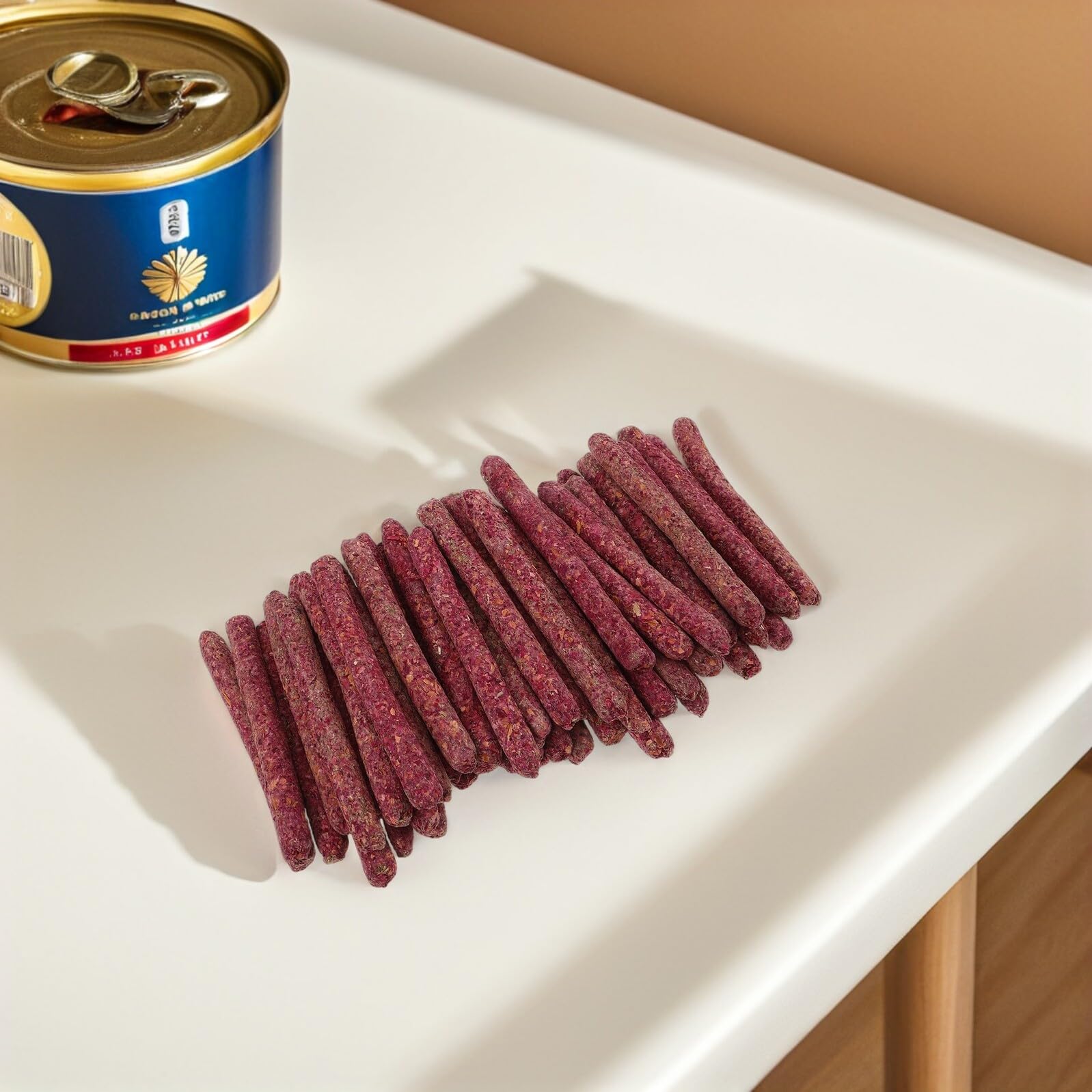 WOONEKY Bâtonnets à Mâcher pour Petits Animaux Friandises Naturelles pour Rongeurs Lapins et Cochons Aide à Usure Dentaire Snacks Sains et Portables