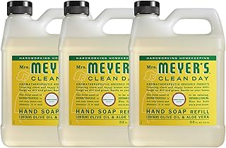 Mrs. Meyerâ€™s Clean Day Liquid Hand Soap Refill, Honeysuckle, 33 Ounce (3 Pack)