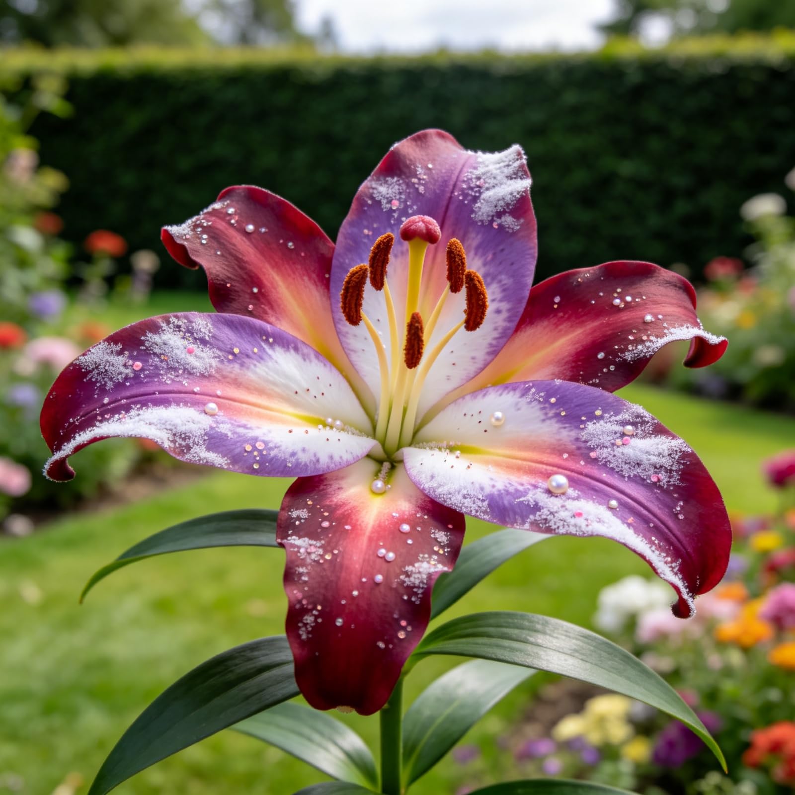 Erlesene Außendekoration, frostrobuste, mehrjährig blühende Lilien problemlos zu platzieren-10Rhizome-G