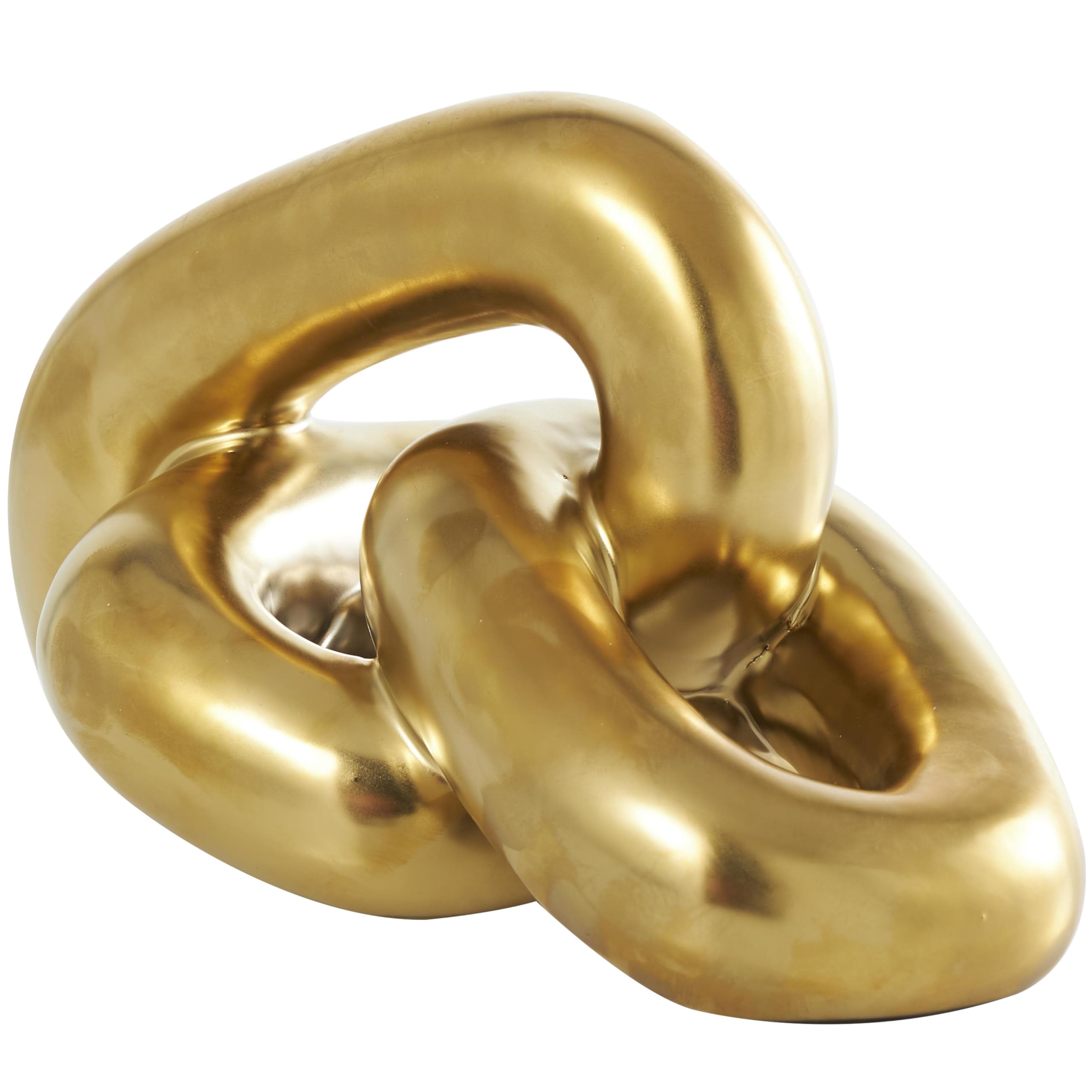 Deco 79 Sculpture, Ceramic, Gold, S Size