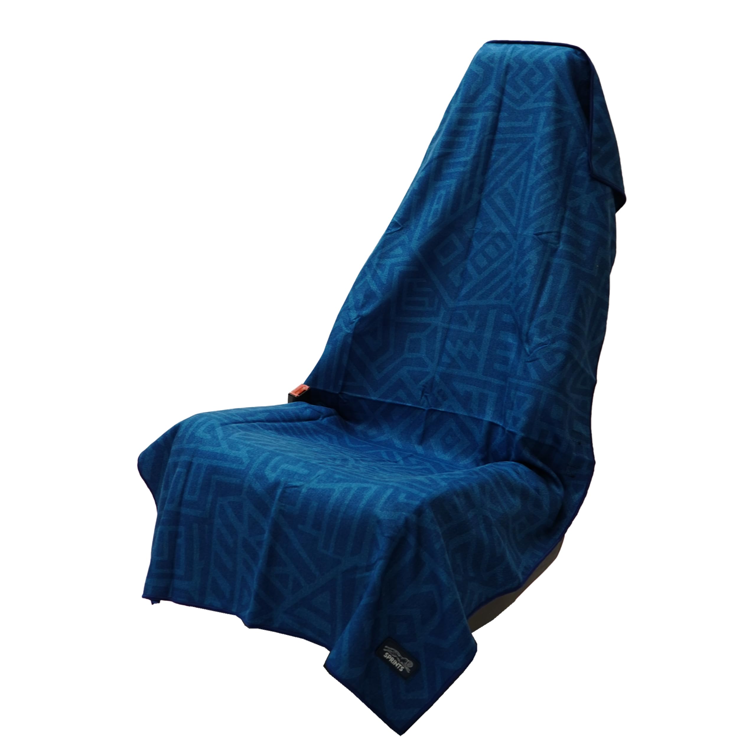 Sprints Car Seat Cover Towel – Full-Size Microfibre, Quick-Dry, Machine Washable – (Out N Back)