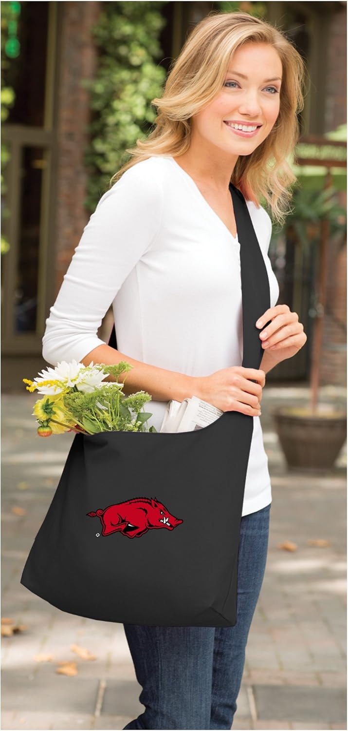 Broad Bay University of Arkansas Tote Bag Sling Style Across Body Shoulder Bags