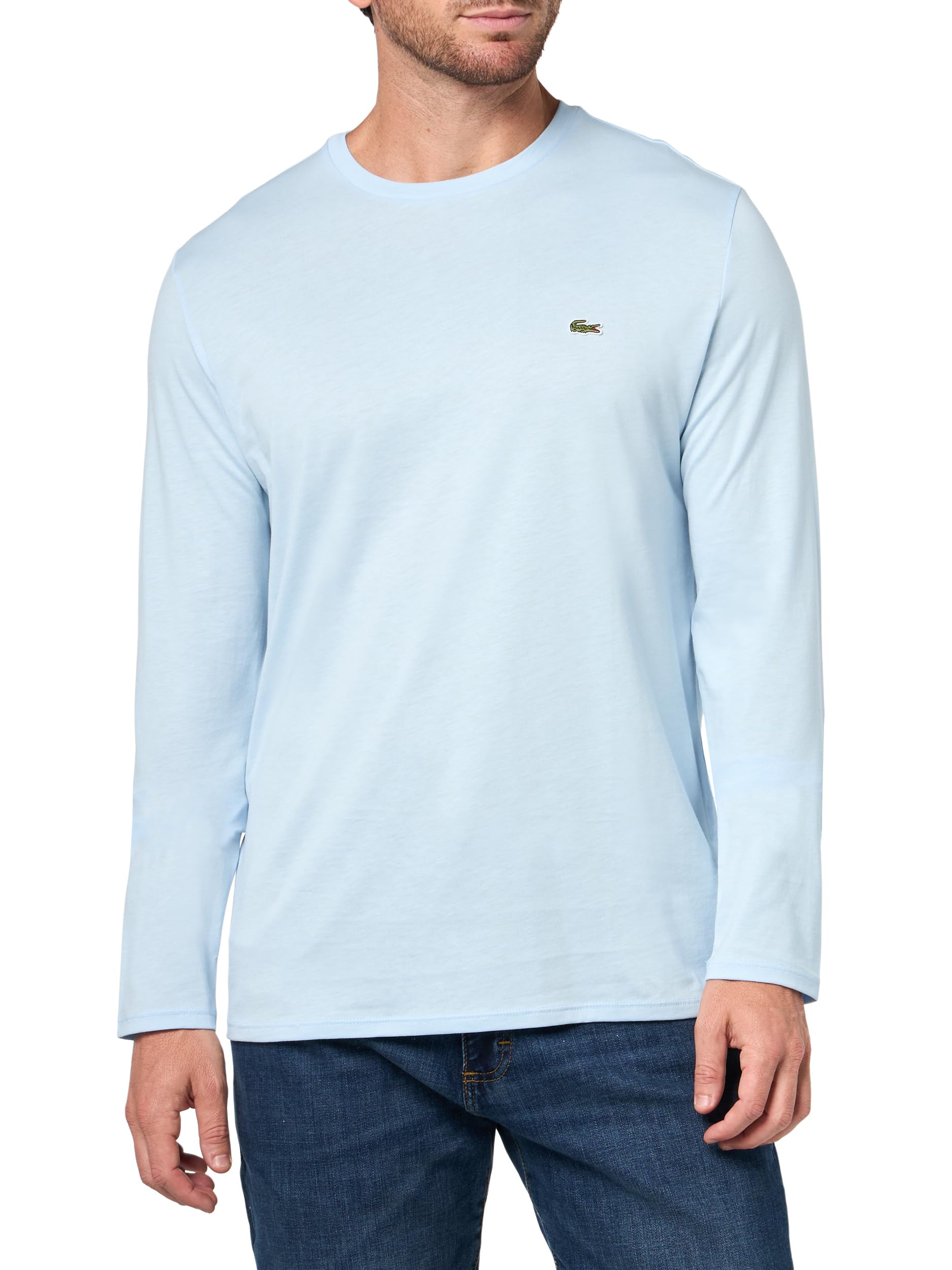 

                                                    Lacoste Men's Crew Neck Long Sleeve Regular Fit Cl