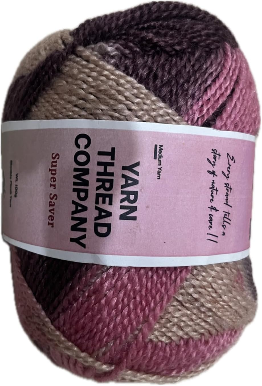 Poly Yarn Supersoft Hand Knitting Wool Ball, (1 Ball/100 Gram Each) Ball Suitable for Craft, Crochet, Amigurumi,Garments, Flowers and Hobby Projects (Shade d, 200 gm)