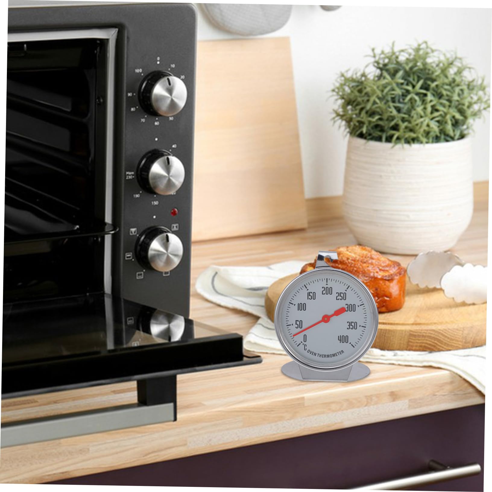 OKUMEYR Oven Temperature Gauge Digital Thermometer Frying Thermometer Cooking Temperature Gauge