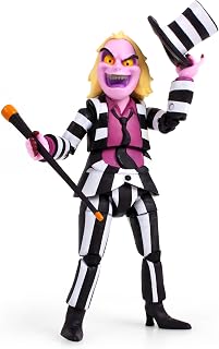 The Loyal Subjects Beetlejuice BST AXN 5" Animated Action Figure with 31 Points Articulation & Accessories