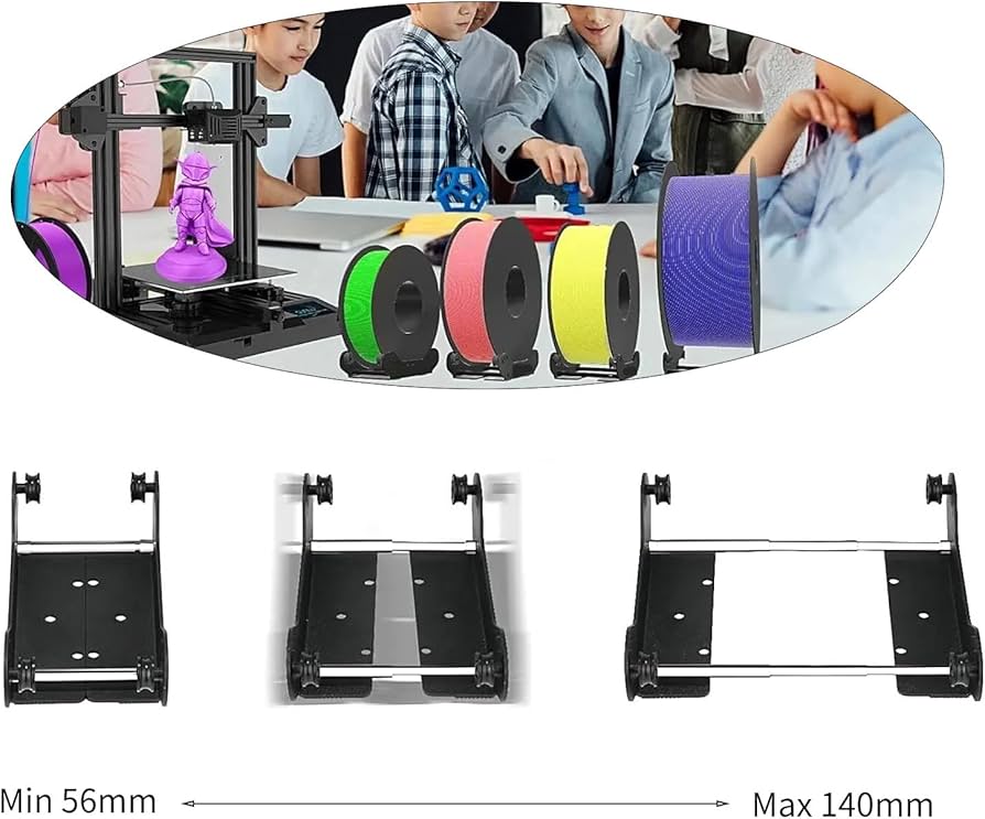 Amazon.co.jp: 3D スプールラックフィラメントスプールホルダー長期的