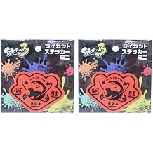 Splatoon 3 Die Cut Sticker Mini 8 x2