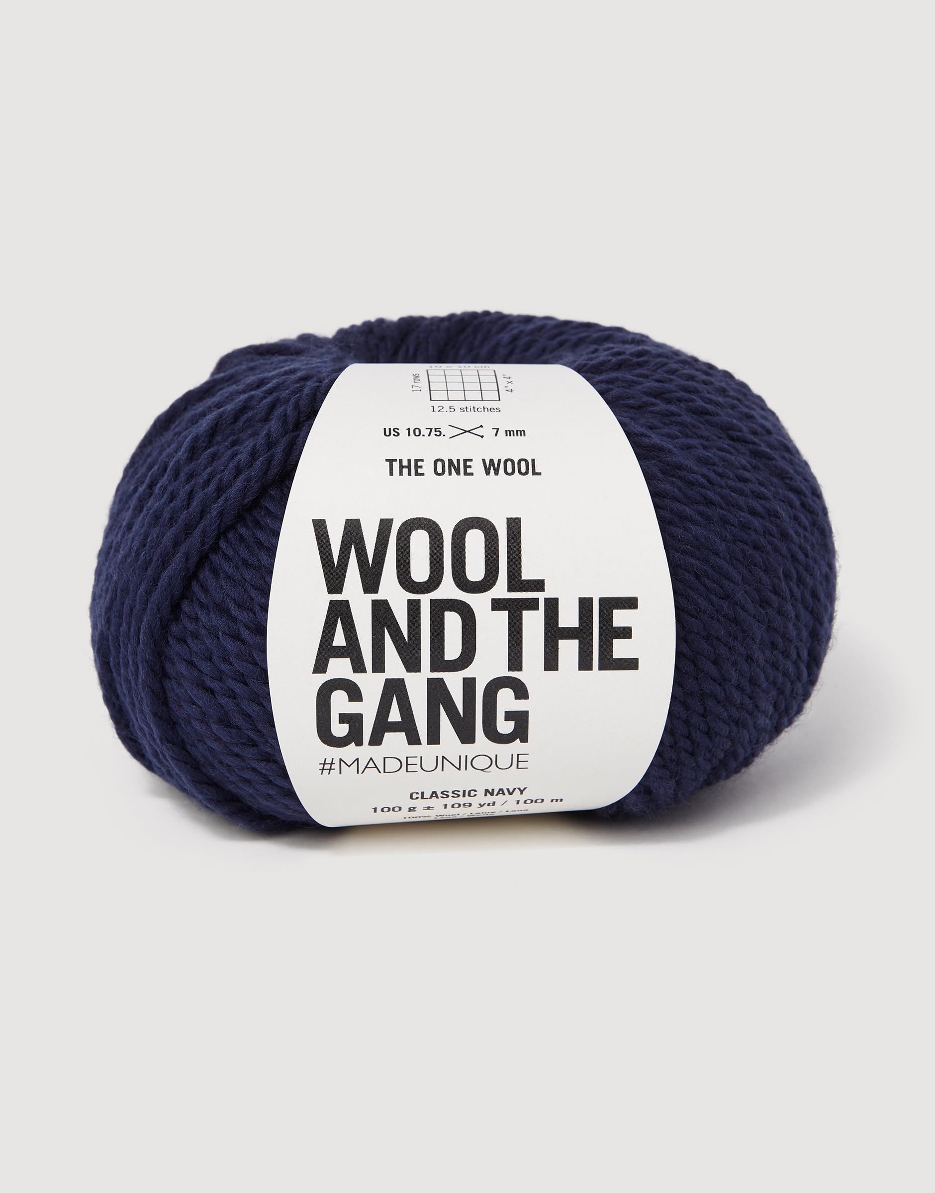 Wool and the Gang The One Wool, Classic Navy, 100g, Chunky