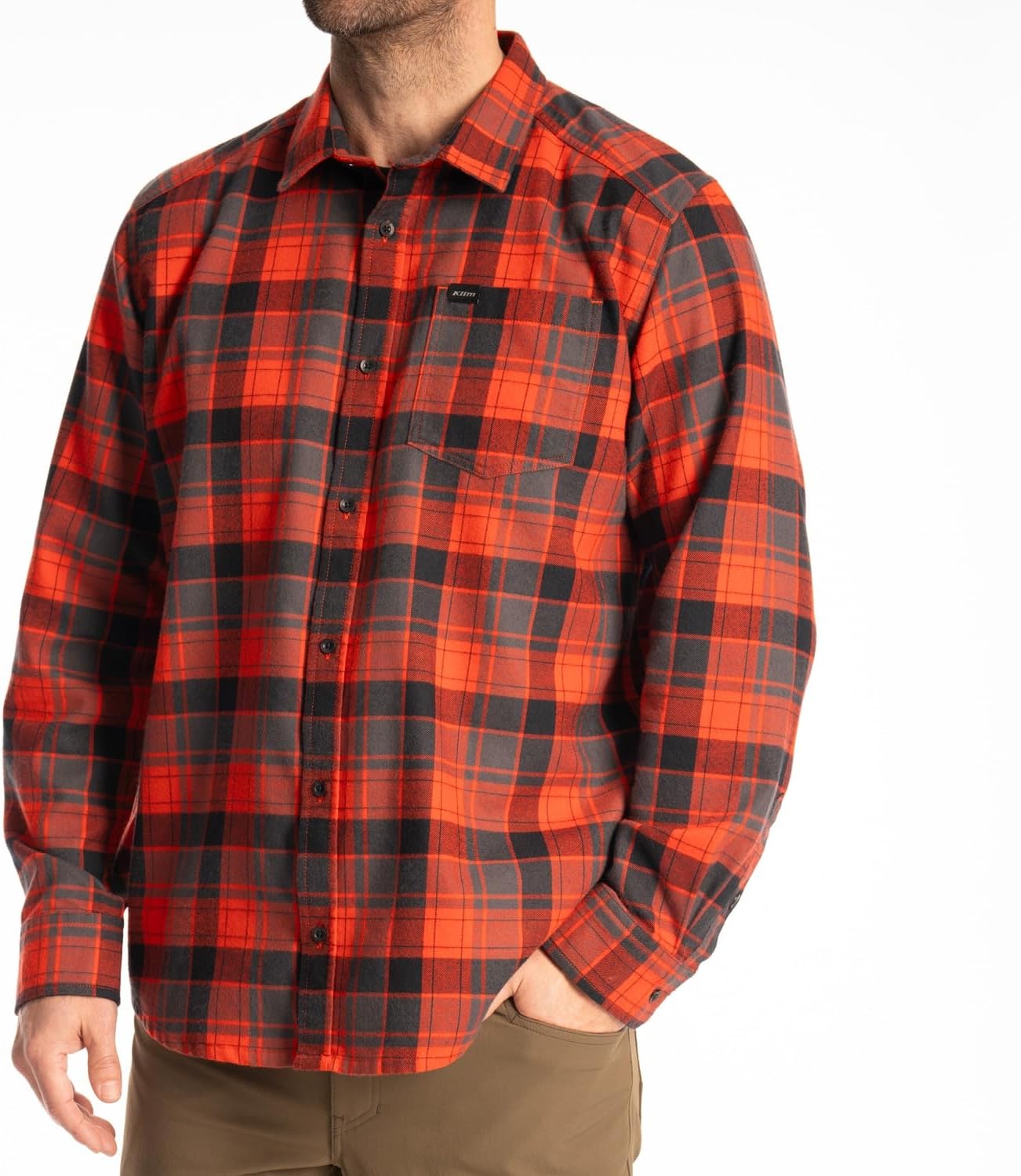 KLIM Men's Cottonwood Midweight Flannel Shirt