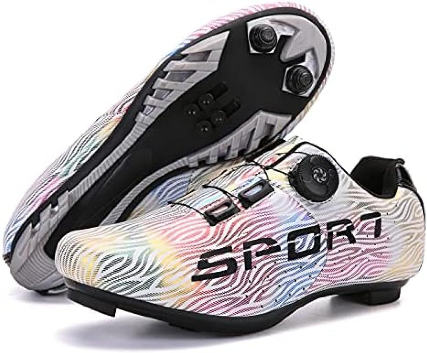 Amazon | [ZKYSO] ビンディングシューズ 自転車用シューズ メンズ