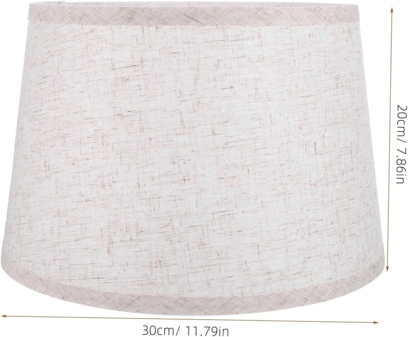 Household Drum Lamp Shade Wear-resistant Solid-color Fabric Lampshade for Table Lamps for Use