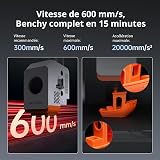 Anycubic Kobra S1 Combo 3D-Drucker Mehrfarbig, Geschlossene CoreXY-Struktur | Trocknen beim Drucken, Vollständig Geschlossene CoreXY-Struktur, Schnell Abnehmbares 320℃ Hotend, 250 x 250 x 250 mm - 7