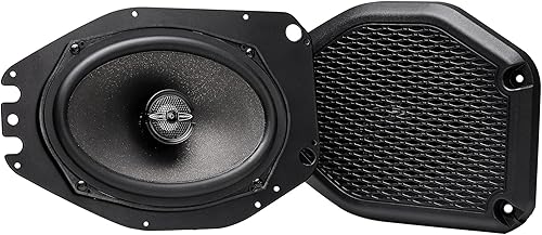 MB Quart Actualización de altavoz trasero de 6 x 9 pulgadas compatible con Jeep Wrangler (JL) 2018-2023 y Jeep Gladiator (JT) 2020-2023, 220W Max,