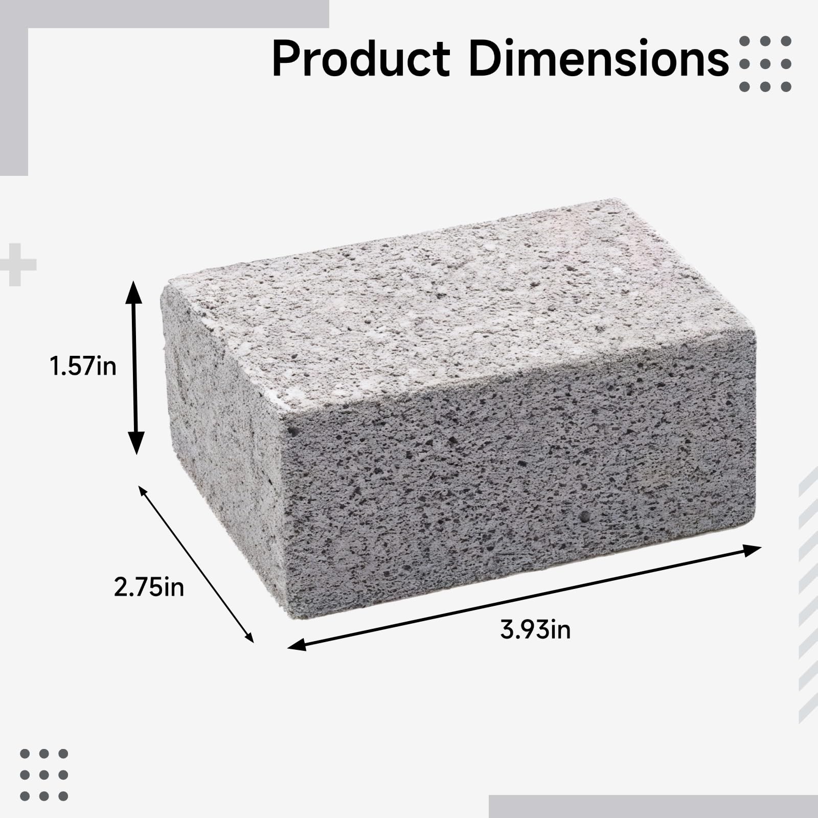 16 piezas de piedra pómez para limpiar azulejos, piedra pómez multisuperficie para barbacoa, piedra pómez multisuperficie para piscina, baño, limpieza de cocina
