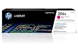 HP 206X Magenta Toner Cartridge | Yields up to 4,500 pages |...