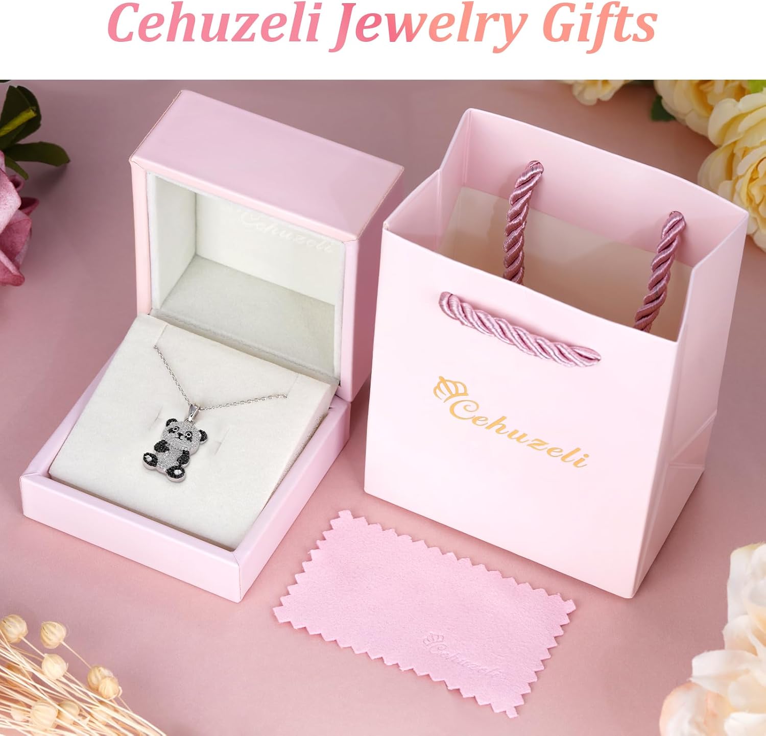 Panda Necklace S925 Sterling Siver Panda Gifts for Women Panda Jewerly Gift for Women - Image 2