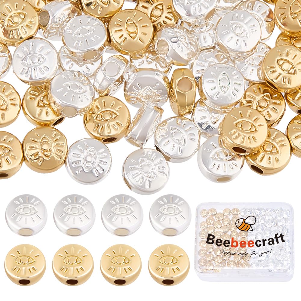 Perles intercalaires en or 18k et argent sterling pour bijoux durables