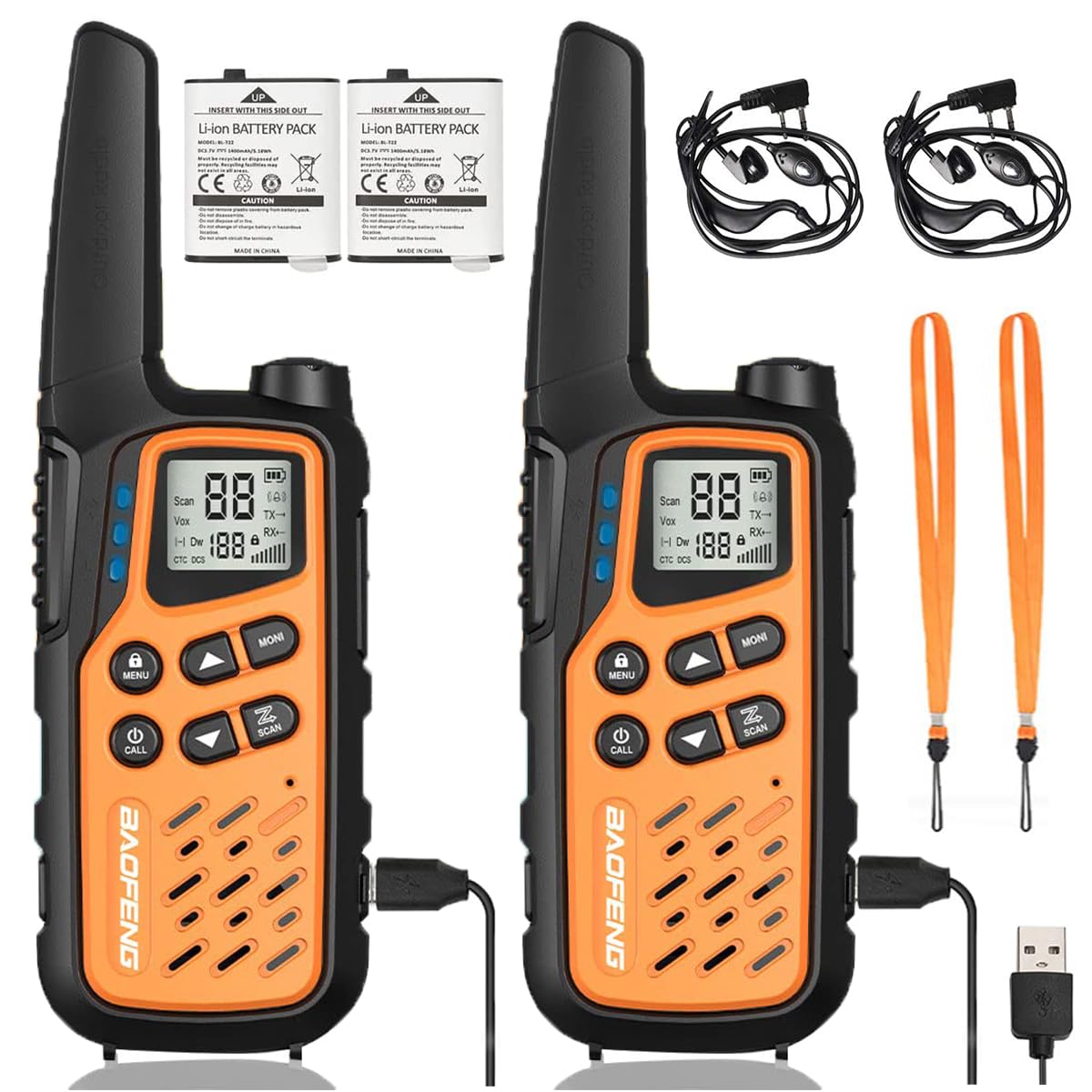 【新品未使用】トランシーバー　無線機　免許不要　特定小電力　充電式　4台セット 楽天市場】【送料無料】トランシーバー4台セット 中継器対応