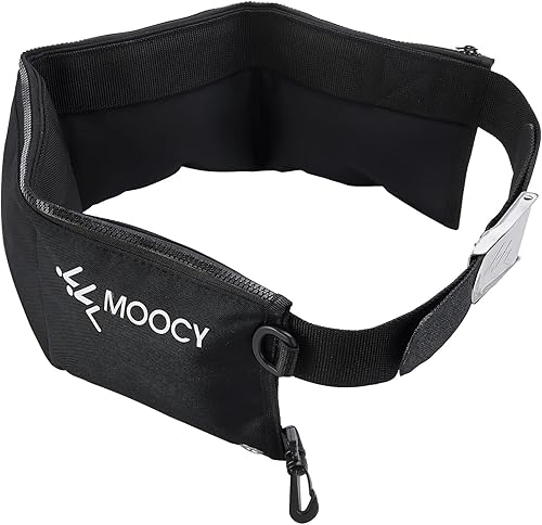 MOOCY Cinturón de peso, 4 bolsillos para accesorios de buceo en apnea, apto para cintura de 32 a 52 pulgadas