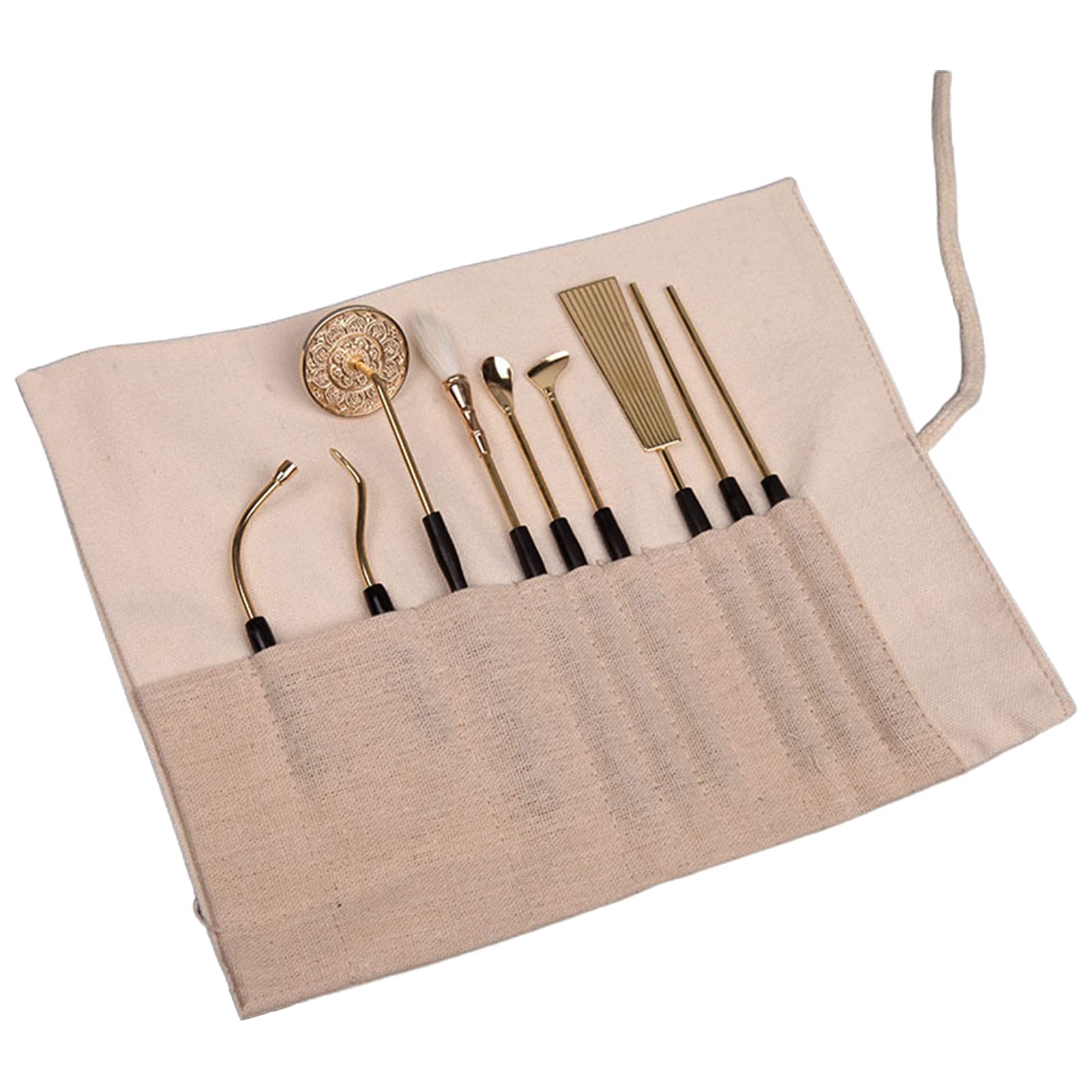 Tsophreniq 7Pcs Copper Road Appliances Set Accessory Household for Beginners Starter Making Sets Road Kits