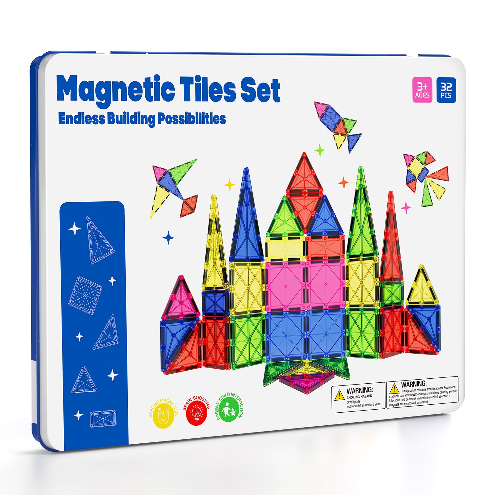 MEIQ Jumbo Magnetic Tiles