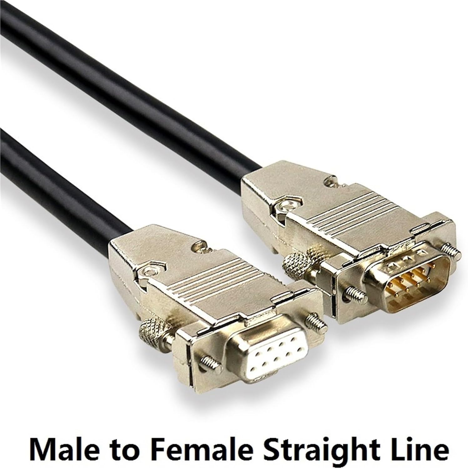 DB9 Cable RS232 Data Serial Cable M to Fe M to M Fe to Fe with Straight or Cross Line(1.5m,M to Fe AllCoss)