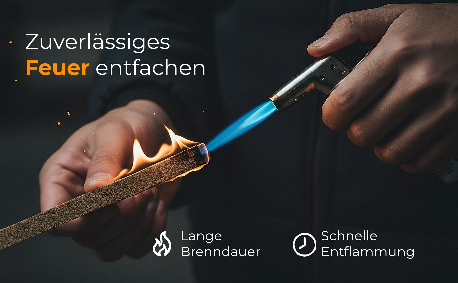 400x Silver Fidibusse - natürliche Kaminanzünder aus Holzfaser & Naturparaffin - saubere, geruchsfreie Verbrennung - Lange Brenndauer - für Kamin, Ofen, Grill & Lagerfeuer geeignet