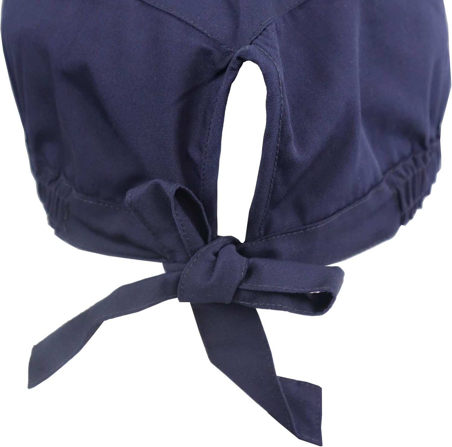 JONATHAN UNIFORM Unisex Working Cap with Sweatband Adjustable Ties for Beautician Barber Chef SPA (Navy): Clothing
