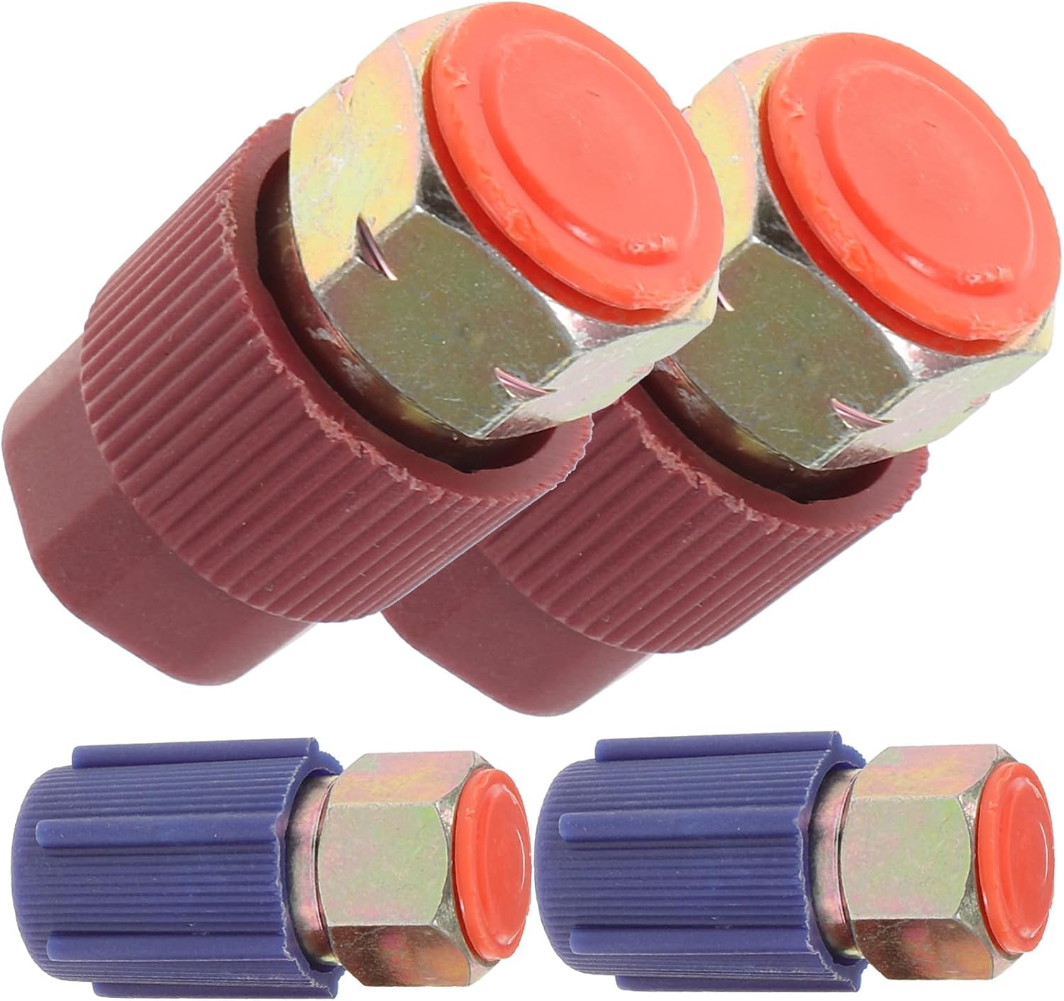 Retrofit Kit for Car to R134a Adapter Quick Coupler Screw Thread Fitting Random