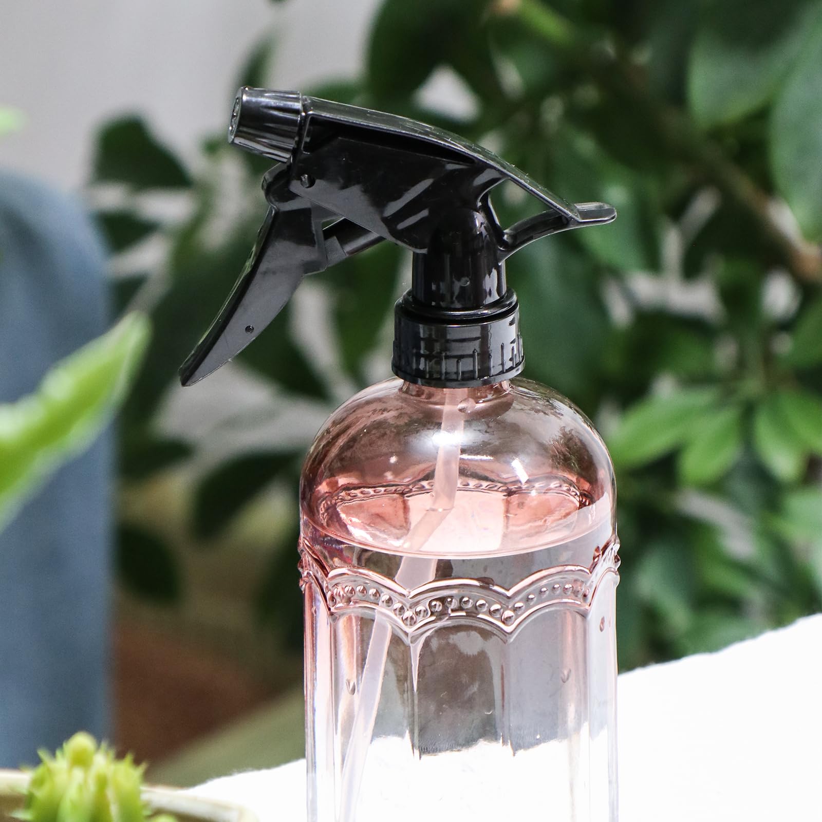 OFFIDIX Lot de 2 vaporisateurs d'arrosage pour plantes d'intérieur et d'extérieur ou nettoyage de la maison (or rose)